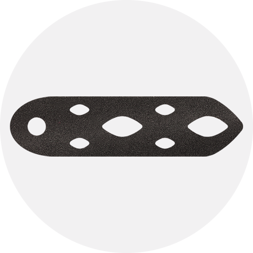 Rubber pad PIRASTRO KorfkerRest®, 2 pcs., Art. No. 701078