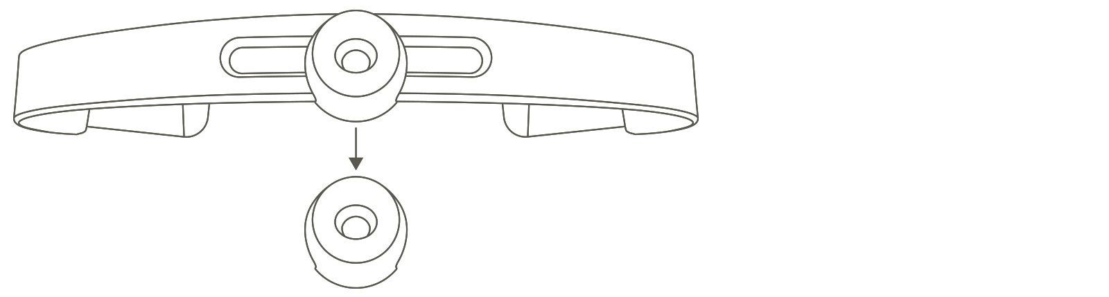 15 Sliding the mounting piece off the spring