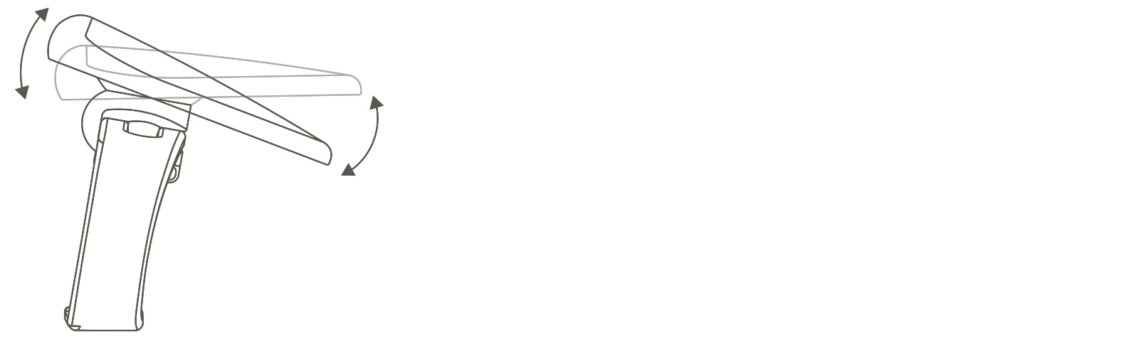 24 Pitching the chin plate forward or backward